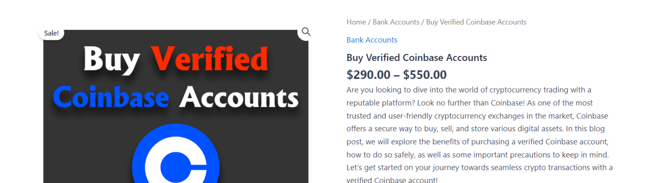 Buy  Verified Coinbase Accounts