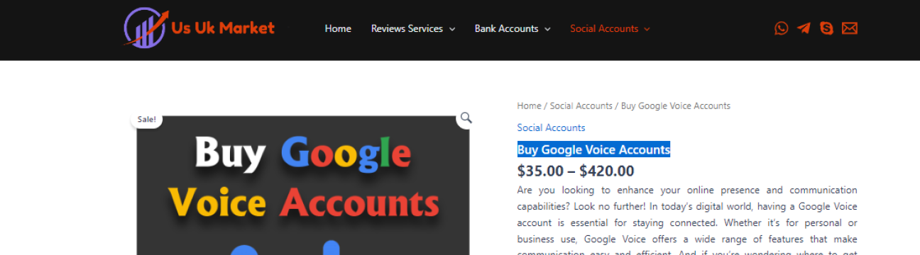 Buy Google  Voice Accounts