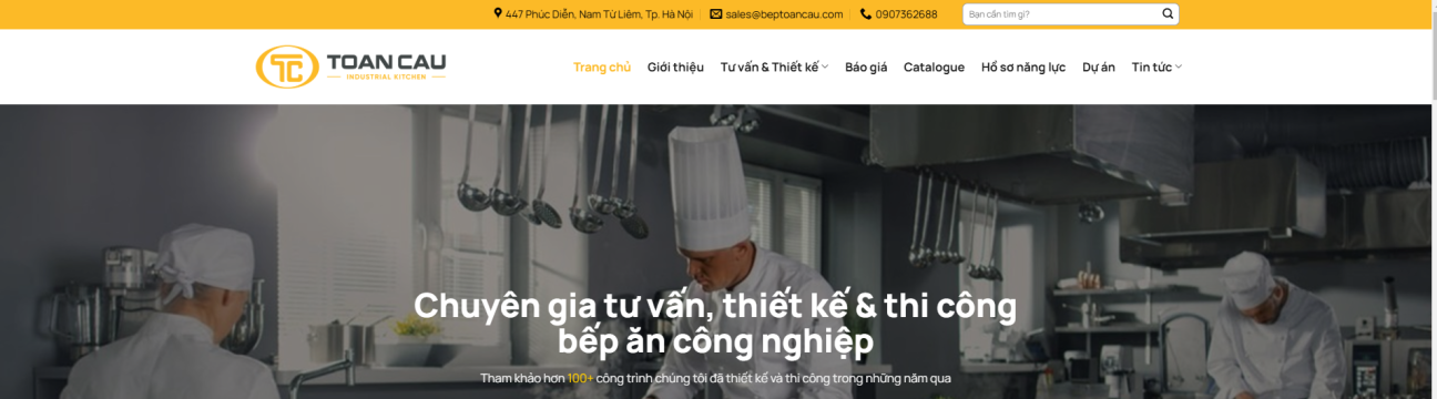 Thiết Kế Bếp Công Nghiệp Toàn Cầu