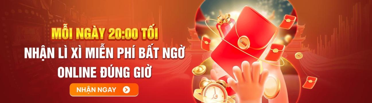 U888 - NHẬN LÌ XÌ MIỄN PHÍ BẤT NGỜ ONLINE ĐÚNG GIỜ